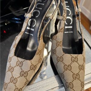 Gucci Women's Brown Monogram Shoes
